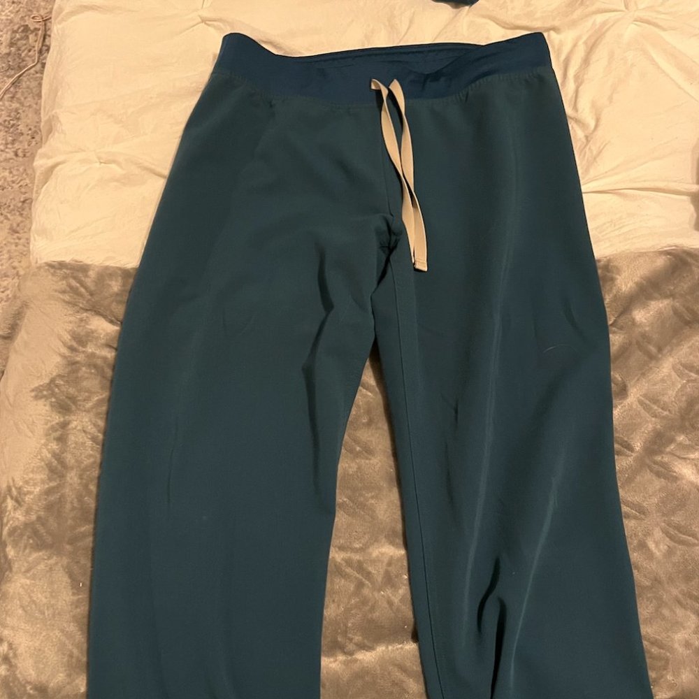 FIGS CARIBBEAN BLUE SCRUB BOTTOMS